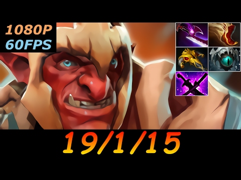 Dota 2 Troll Warlord Pro 19/1/15 (Kills/Deaths/Assists) Top MMR 744 GPM Ranked Full Gameplay