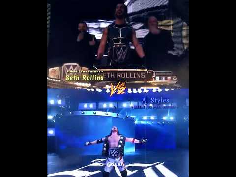 Seth Rollins (2014-2016) Vs Aj Styles (2016-2017) | The Future Vs The Phenomenonal | WWE