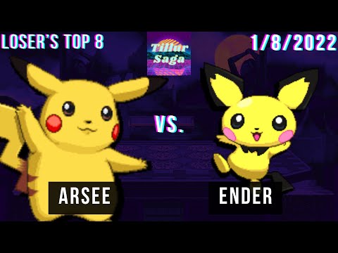 Arsee (Pikachu) vs. Ender (Pichu) - Loser's Top 8 - Tillur Saga