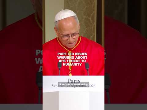 Pope Leo issues warning about AI’s threat to humanity