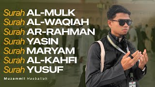 Download lagu AL-MULK AL-WAQI’AH AR-RAHMAN MARYAM AL-KAHFI YUSUF - Muzammil Hasballah mp3