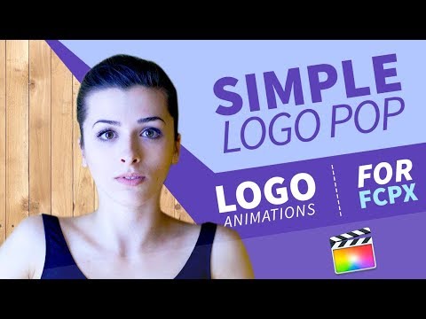 Simple Logo Pop - 30 Final Cut Pro Simple, Clean & Modern Logo Animations