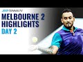 Kyrgios Returns to Action; Giron Defeats Mmoh | Melbourne 2 2021 Highlights Day 2
