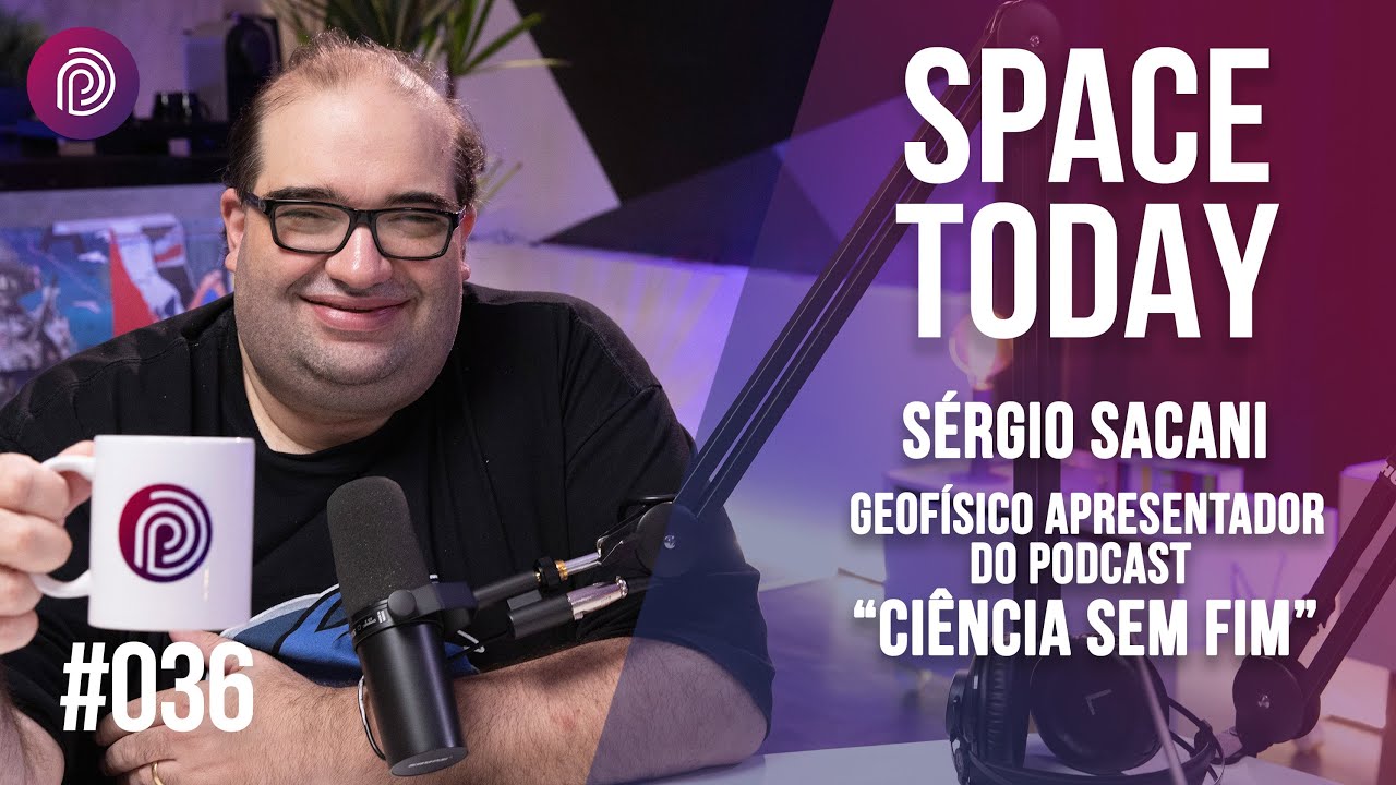 SPACE TODAY (Sérgio Sacani) - Plugado Podcast #036