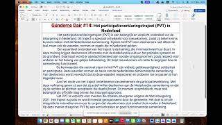 Gündeme Dair #14: Het participatieverklaringstraject (PVT) in Nederland