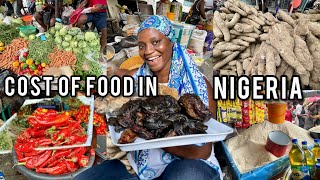 Current Cost 💵 of Food in a Nigerian Market ! The Worth of N200,000 ($140)