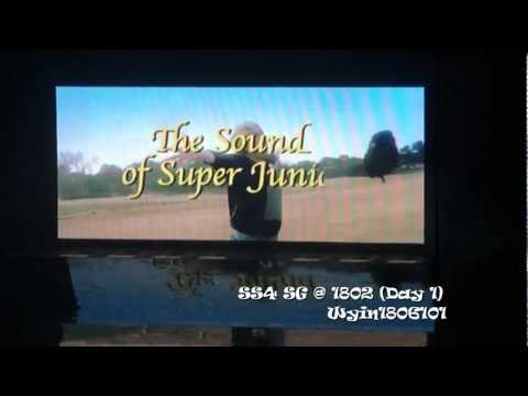 [HD Fancam]120218 SS4 @ SG (Day 1) - The Sound of Super Junior VCR + Do Re Mi