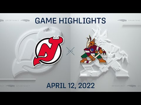 NHL Highlights | Devils vs. Coyotes - Apr. 12, 2022