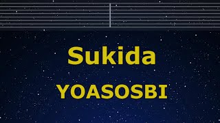 Download lagu Karaoke♬ Sukida - YOASOBI【No Guide Melody】 Instrumental, Lyric Romanized mp3