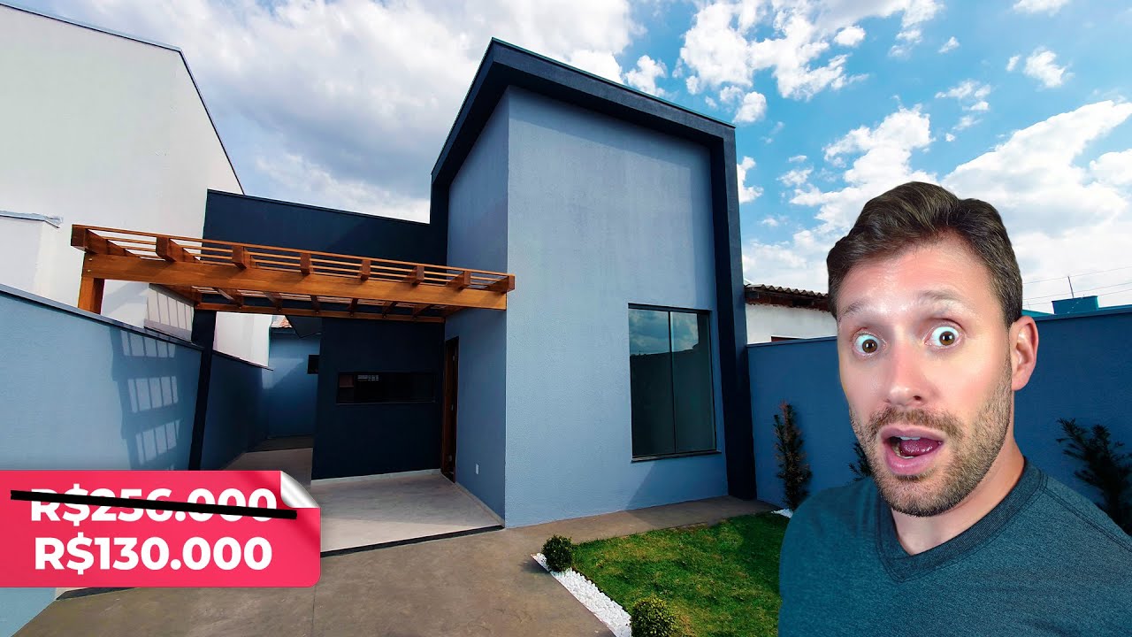 Construir Essa Casa Custa R$130.000 Numa Cidade e R$256.000 em Outra