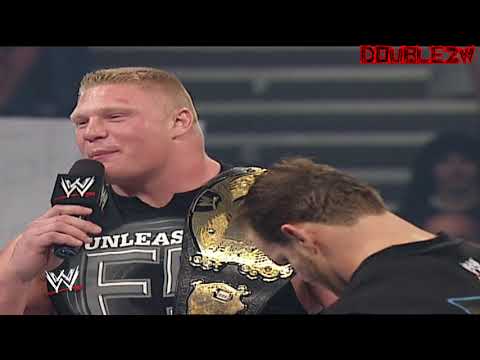 Brock Lesnar, John Cena, and Chris Benoit Segment | April 17, 2003 Smackdown Part 2/2