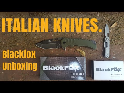 BlackFox knives first look and unboxing video.