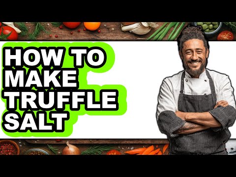 How To Make Truffle Salt - Step By Step