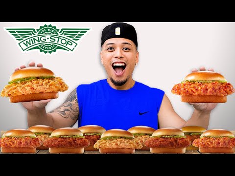 I Tried EVERY Wingstop Chicken Sandwich Flavor!