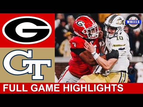 #1 Georgia vs Georgia Tech Highlights | College Football Week 13 | 2023 College Football Highlights
