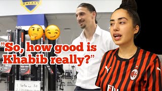 SWEDE REACTS TO Zlatan Asks Urijah How Good Khabib