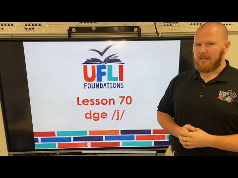 Mr. Holland’s UFLI Lesson 70 (-dge) Day 1