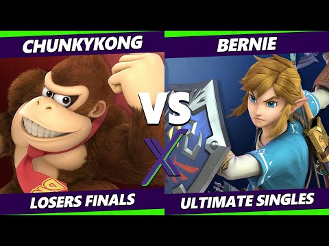 S@X 372 Online Losers Finals - Bernie (Link) Vs. ChunkyKong (Donkey Kong) Smash Ultimate - SSBU