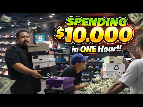 SPENDING $10,000 in ONE Hour!! 