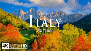 Italy Autumn 4K 🍁 Europe's Golden Paradise | Majestic Dolomites, Alpine Villages