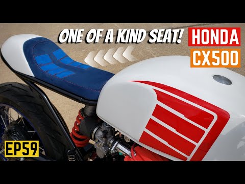 CX500 Build - One Of A Kind Custom Seat!! You Have NEVER Seen One Like It! - EP59