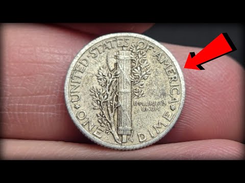 $1,250 DIME HUNT! (COIN ROLL HUNTING DIMES) BEAUTIFUL OLD SILVER DIME FOUND!!!