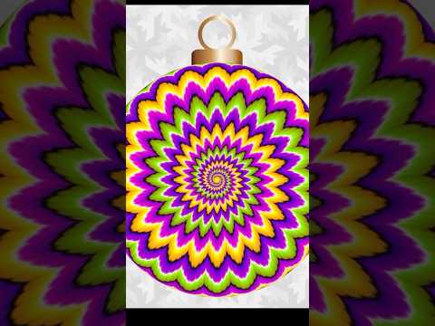 VERY TRIPPY CHRISTMAS ILLUSION 😮 #holidayswithshorts #christmas #illusion