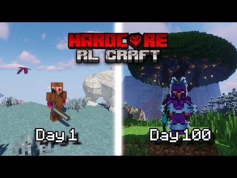I tried to survive HARDCORE RLCRAFT for 100 days!