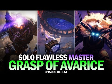 Solo Flawless Master Grasp of Avarice Dungeon [Destiny 2]