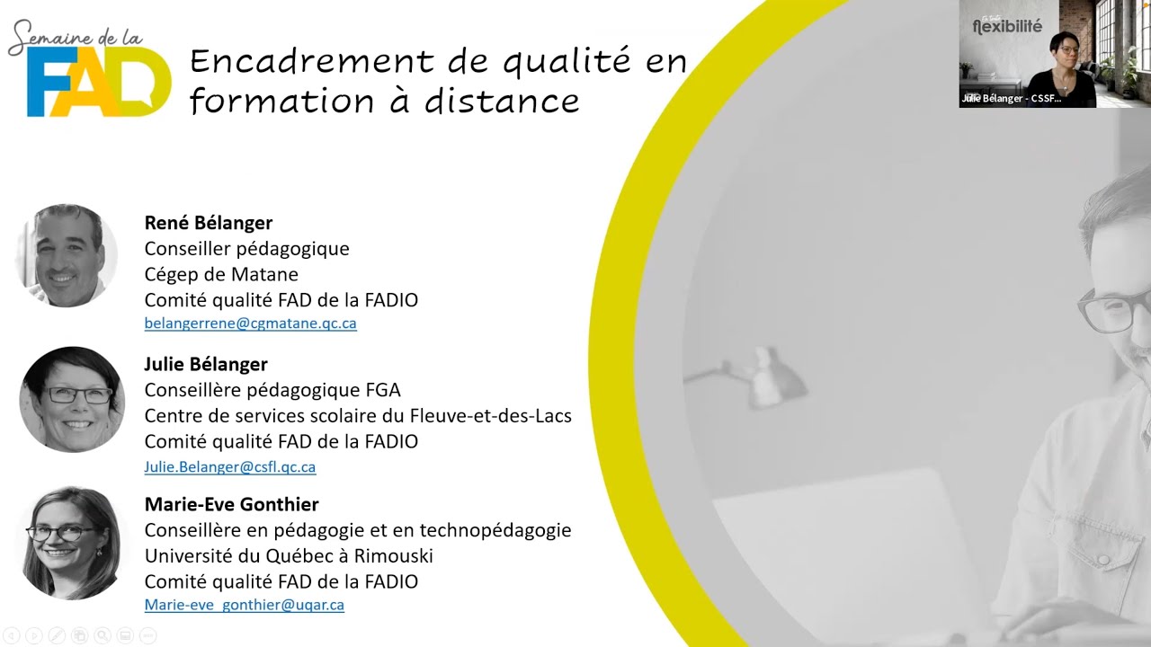 Semaine FAD 2022 : L’encadrement des apprenant·es en FAD