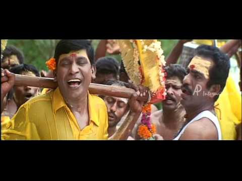 Kovil Tamil Movie - Elephant attacks Vadivelu