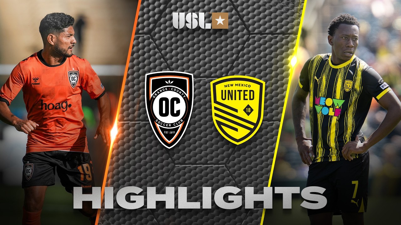 Orange County SC vs New Mexico United Highlights