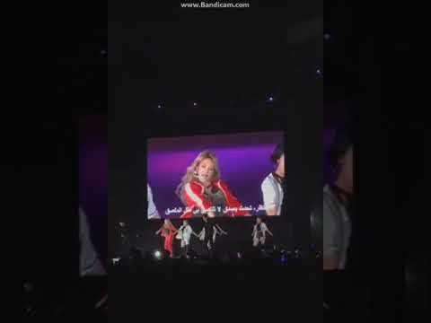 180406 SMTOWN DUBAI LIVE STAGE HYOYEON WANNABE (FEAT NCT LUCAS)