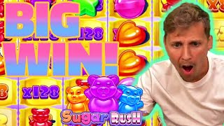 🔥CASINODADDY'S AMAZING BIG WIN ON SUGAR RUSH (Pragmatic Play) SLOT🔥 Video Video