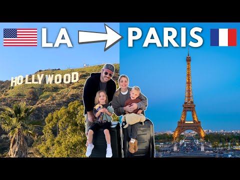 From LA to Paris – Our First International Flight with the Kids!