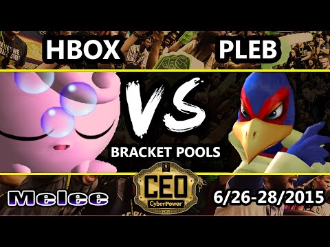 CEO 2015 - Liquid Hbox  vs Pleb + CLG.PewPewU Vs. -X-  SSBM Bracket Pools - Smash Melee