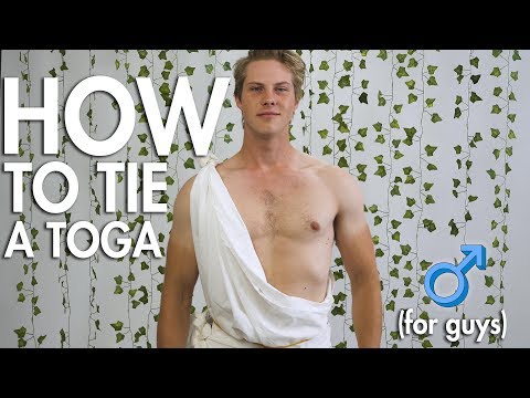 How to Make a Toga (For Guys)