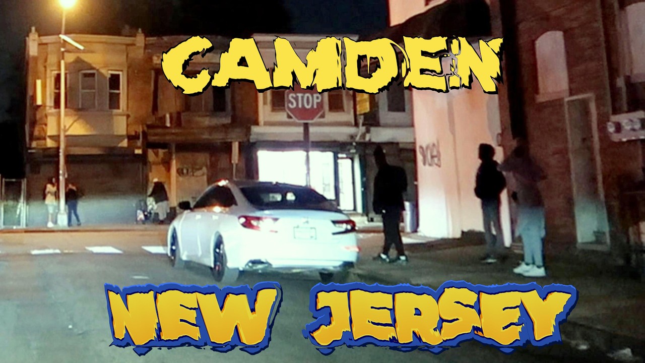Driving around New Jersey's most dangerous city at night / Camden, New Jersey