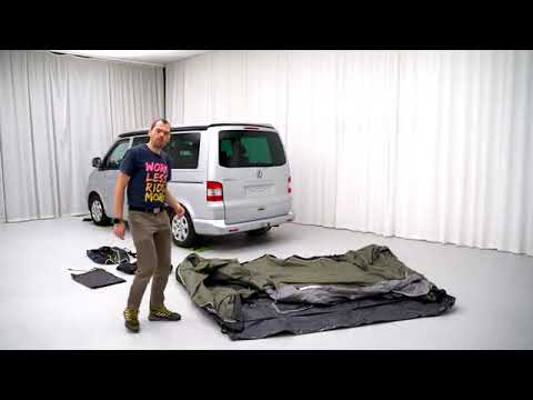 Aufbauanleitung Outwell Busvorzelt Woodcrest - www.camping-factory.com