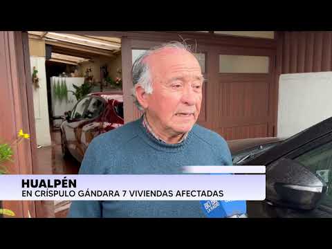 Hualpén y Talcahuano: intensas lluvias dejan más de 100 casas afectadas y calles inundadas