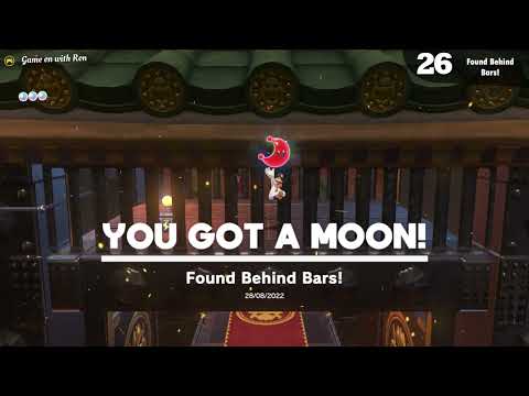 Super Mario Odyssey - Power Moon #26 - Found Behind Bars!  - Bowser Kingdom