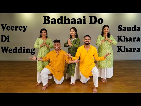 Group Dance For Wedding/Sangeet | Veerey Di Wedding X Badhaai Do X Sauda Khara | DhadkaN Group-Nisha