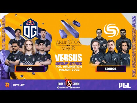 OG vs Soniqs - PGL Arlington Major 2022 - Group Stage - BO2