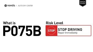 Meaning of OBD p075b