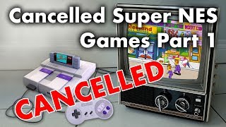 Cancelled Super NES Games Part 1