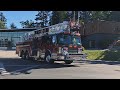 View Royal Fire Rescue Ladder 35 Responding