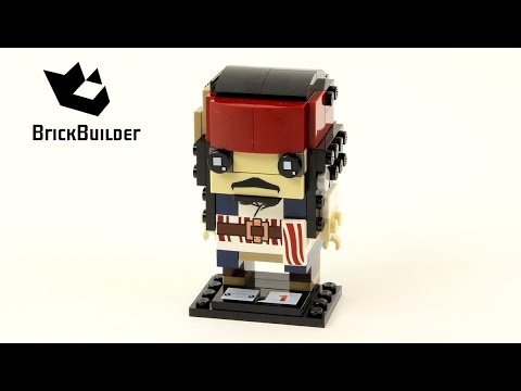 Vidéo LEGO BrickHeadz 41593 : Captain Jack Sparrow
