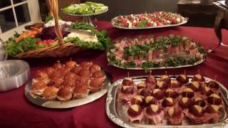 How to set up an appetizer table