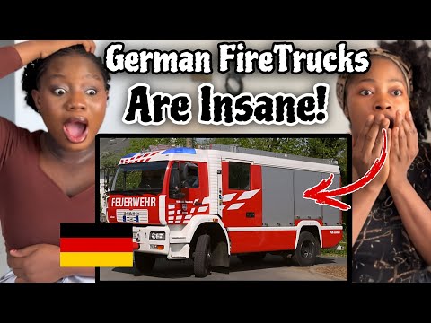 American Fire Trucks VS GERMAN Fire Trucks