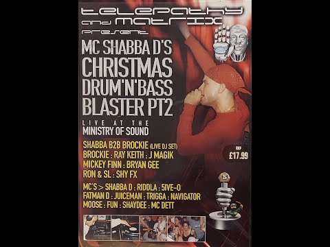 Bryan Gee - Telepathy & Matrix - Shabba D's Christmas D&B Blaster - Part 2 (27.12.2001)